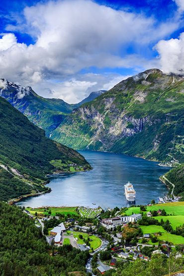 Geiranger, Noruega: fiorde ou conto de fadas